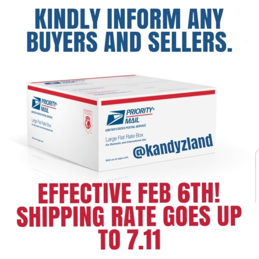 Postage Rate Increase as of Feb 6, 2020
